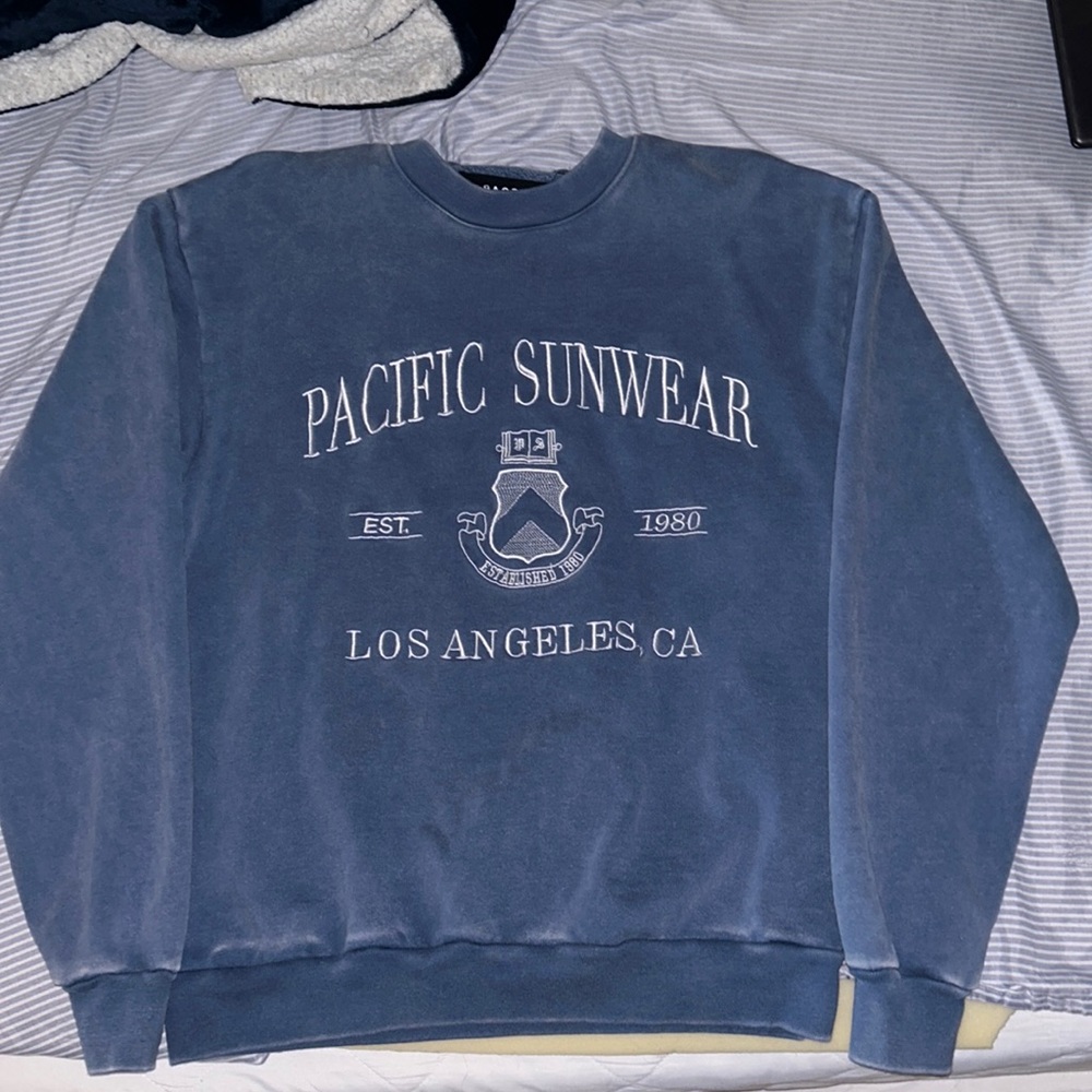 PacSun Pacific Sunwear Varsity Crew Neck Sweatshirt
